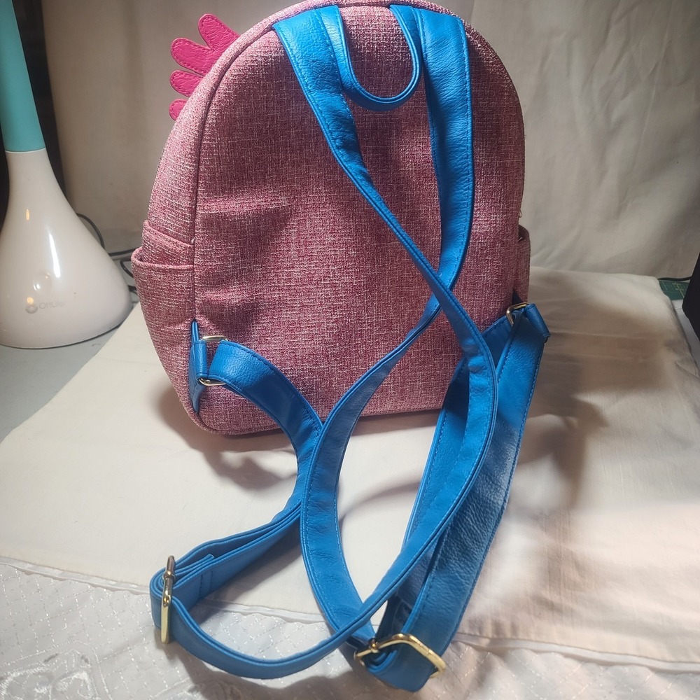 Loungefly Luna Lovegood Harry Potter Pink Tweed Mini Backpack Spectraspecs New - Picture 5 of 8